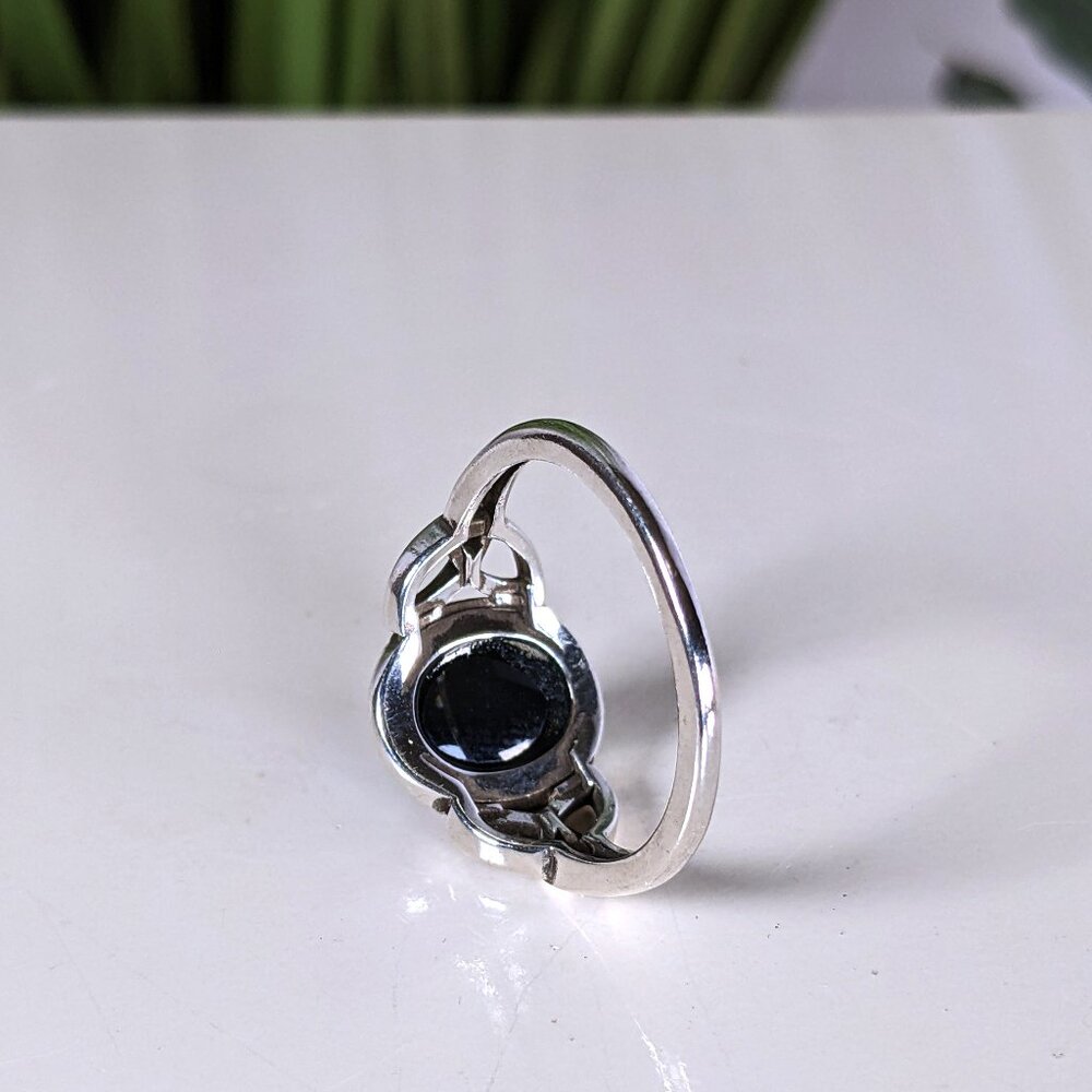 925 Sterling Silver Mood Ring Celtic Knot Vintage Inspired Size 6 NEW - Picture 5 of 11